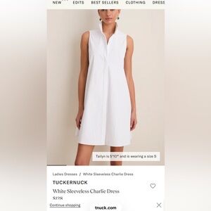 Tuckernuck Charlie dress white